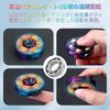 VOFOLEN Leuchtender Hand Premium Stress Metall Hand Spinner mit Langlebigem Edelstahl Hochgeschwindigkeits Leise Fidget Spielzeug für Stress Zeit Geschenk für Erwachsene und