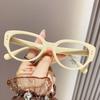 Transparent Large Myopia Glasses Ultralight Square Frame Anti-blue Minus Eyeglasses Retro Prescription Eyewear Diopter 0 TO -4.0