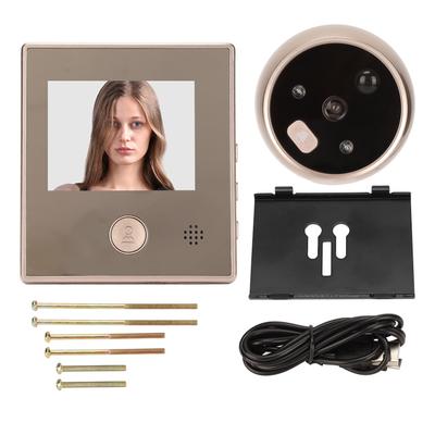 3in Smart Visual Doorbell 160 Degree Viewing Angle Digital Door Viewer 2MP Video Door Camera