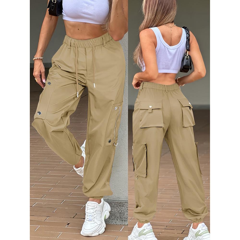 

Unisex Multi-Pocket Cargo Pants: 2025 Autumn Outdoor Sports Style XL хакі