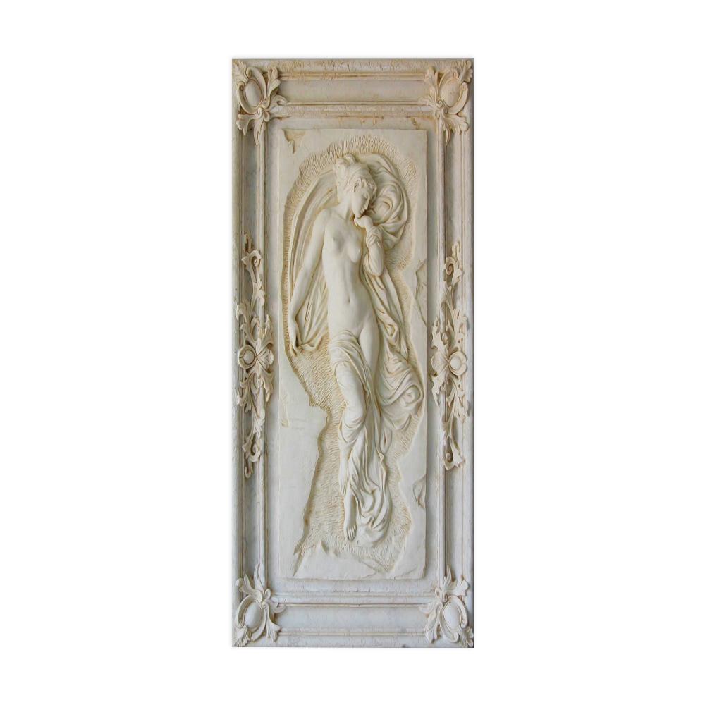 Statuie Autocolant ușă Casă Autocolant ușă Acasă Artă perete Ușă Autocolant frigider Poster Creativ 3D