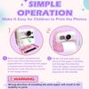 Children Digital Camera Toy Instant Print for Kids Thermal Print Camera Instant Photo Printing Camera Video Toys+32G Memory Card