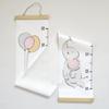 Baby Height Ruler Cartoon Pattern No Odor Cloth Removable Baby Growth Ruler for Children