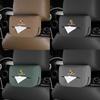 Car Interior Tissue Bag Seat Back Tissue Box For Porsche Cayenne Panamera Macan 911 718 Taycan Boxster Cayman 918 Auto Accessory