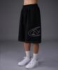 Mihag Stroke Logo Stitch Bermuda Shorts (Black)