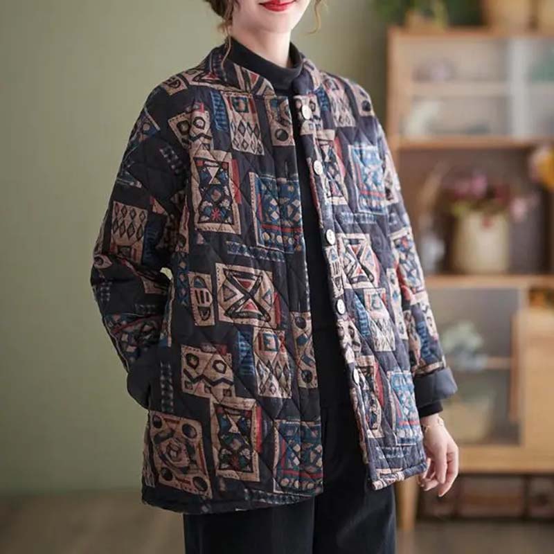 Coat for Women Cotton Winter Thickened Casual Loose Oversize Double Layer Windbreaker Jacket