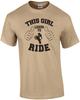 This Girl Loves To Ride Motorcycles T-Shirt