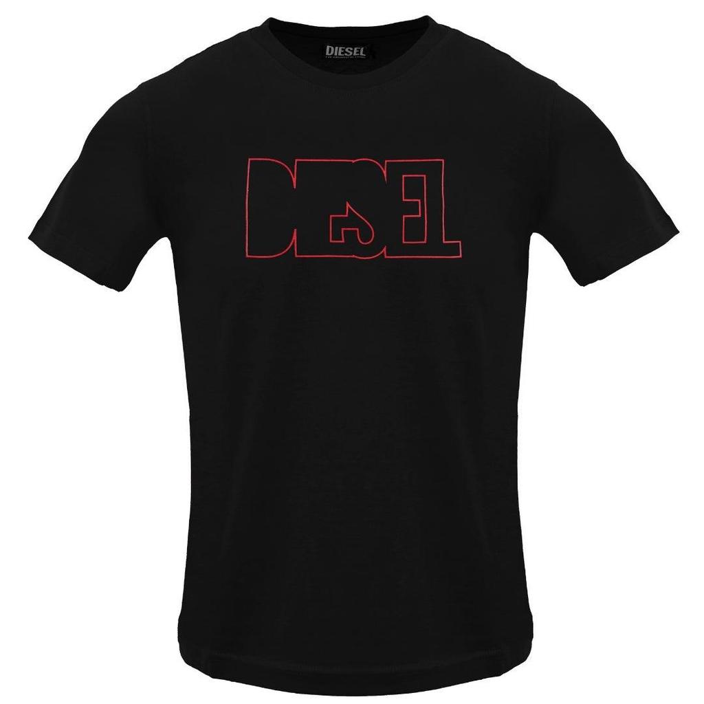 Diesel Mens Logo Outline T-Shirt