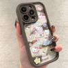 Angel KT Cat Graffiti Shell for Apple 13/14/15/16/17 Pro Max