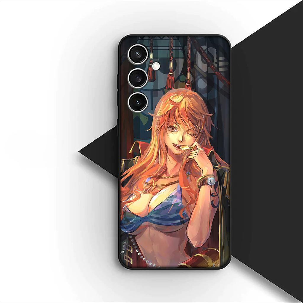 Cover for Samsung Galaxy S10 S8 S9 Plus A33 A34 A31 70 A71 A72 Note 20 9 8 S10E Phone Case Nami Roronoa Zoro One Luffy Pieces