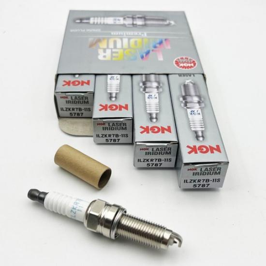 

4Pcs Iridium Spark Plugs For 08-15 Honda Acura ILZKR7B-11S 5787 12290R48H01