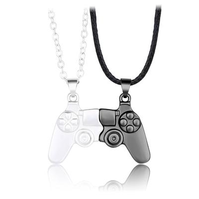 Fashion New Game Controller Couple Necklace A Pair Of Magnet Stone Men 'S And Women 'S Valentine 'S Day Pendant Necklace Gift