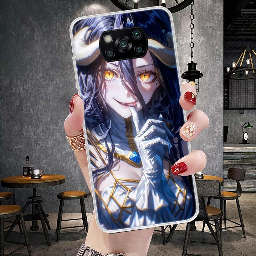 

Мягкий чехол для телефона Albedo Overlord Anime для Xiaomi Redmi 15C 15 13C 13 Poco X5 X6 X7 F7 Ultra M7 12C 12 10 10C 9C 9A 9T 9 Fundas P Xiaomi Poco X6 Pro