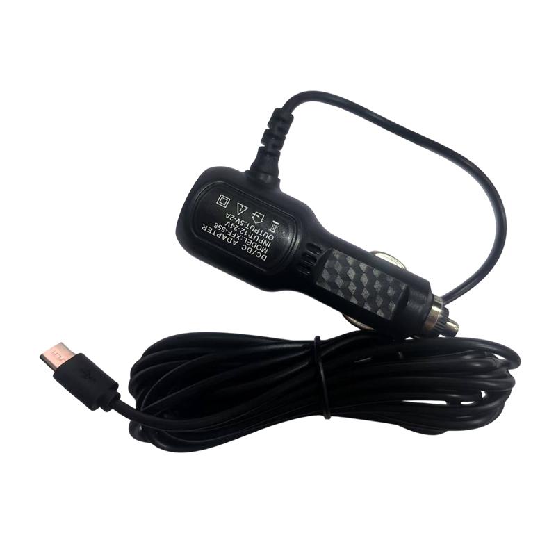 Car DVR Power Adapter Charger Type-C Dash Cam Hardwiring Kit with Fuse Box Low Voltage Protection for Auto Vehicles