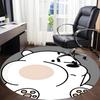 1pc We Bare Bears Friends Office Round Area Rug, Under Office Chairs Bedroom Living Room Home Decor  a1022177