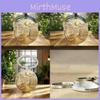 Venetian Water City Glass Pendant Keychain With Zinc Alloy Keyring For Gift Giving