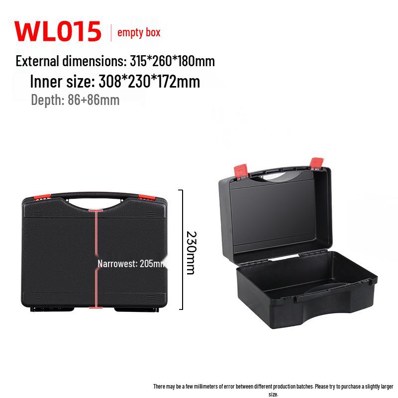 Multi-Functional Tool Storage: Handheld Plastic Box for Tools, Electric Drill, and Multimeter Equipment