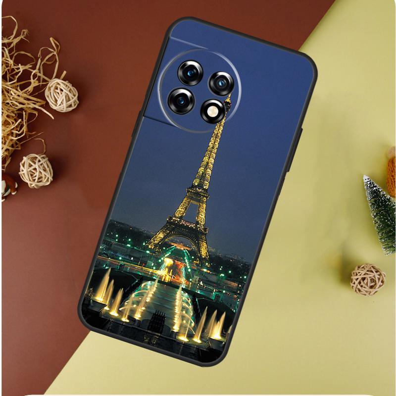 Eiffel Tower Paris For OnePlus Nord 4 CE 3 2 Lite N20 N30 9 10 Pro 8T 9RT 10T 10R 13R 12R 11 12 13 Phone Case