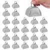 PATIKIL 24 Cow Bells for Soccer Games, Sporting Events, 3" Loud Metal Cow Bells with Handles for Cheering and Weddings