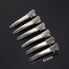 10pcs 25/30/35/45/50/60mm Clips Single Prong Alligator Hairpin With Teeth Blank Setting Jewelry Making Base For DIY Hair Clips