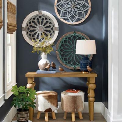 Heritage Round Wall Art Wall Medallions-Acrylic Hanging Ornament Home Restaurant