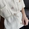 Korean Elegant Style Pearl Waist Chain For Women With Glamorous Accents Rhinestone