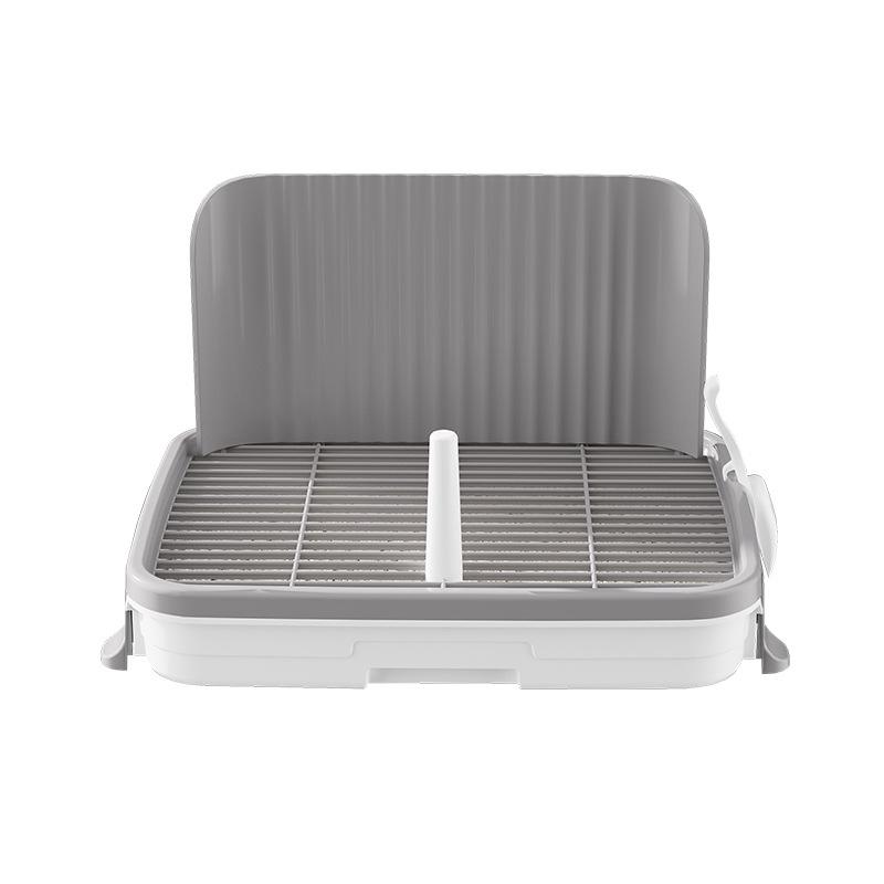Anti-Splash Dog Toilet - Easy Clean Potty with Post for Medium and Small Dogs