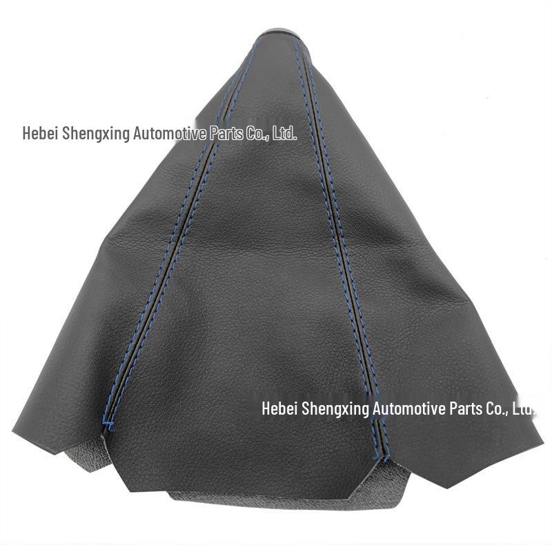 

Universal PU Leather Car Gear Shift Knob Cover & Dust Boot PU Red Stitching