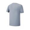 Fila Fitness Fashion Simple Sports Training Comfortable Knitted Short Sleeve T-Shirt Men Tops Iron-Blue A51M621102FDB