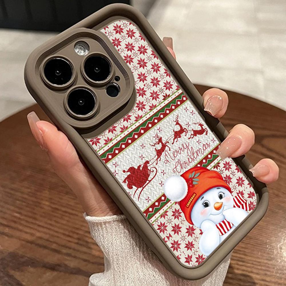 Sky Eye Ladder Soft Case for Samsung A06 A15 A25 A35 A55 S23 S24 FE All Samsung Models Phone Cases Silicone Cover NY29 Merry Christmas Christmas Tree