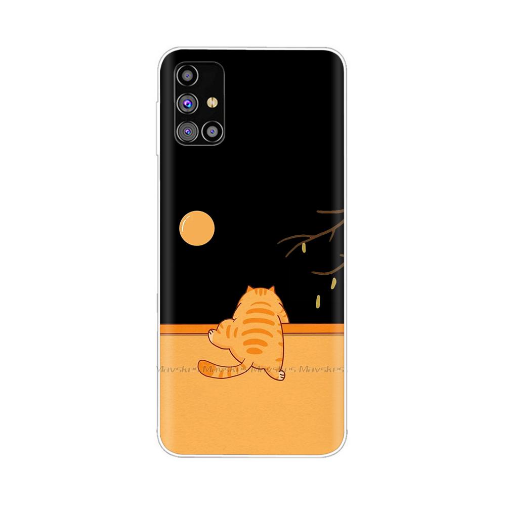 For Samsung Galaxy M51 Case SM-M515F Phone Case Creative Full Protection TPU Back Cover For Samsung M51 M 51 Soft Silicone Funda