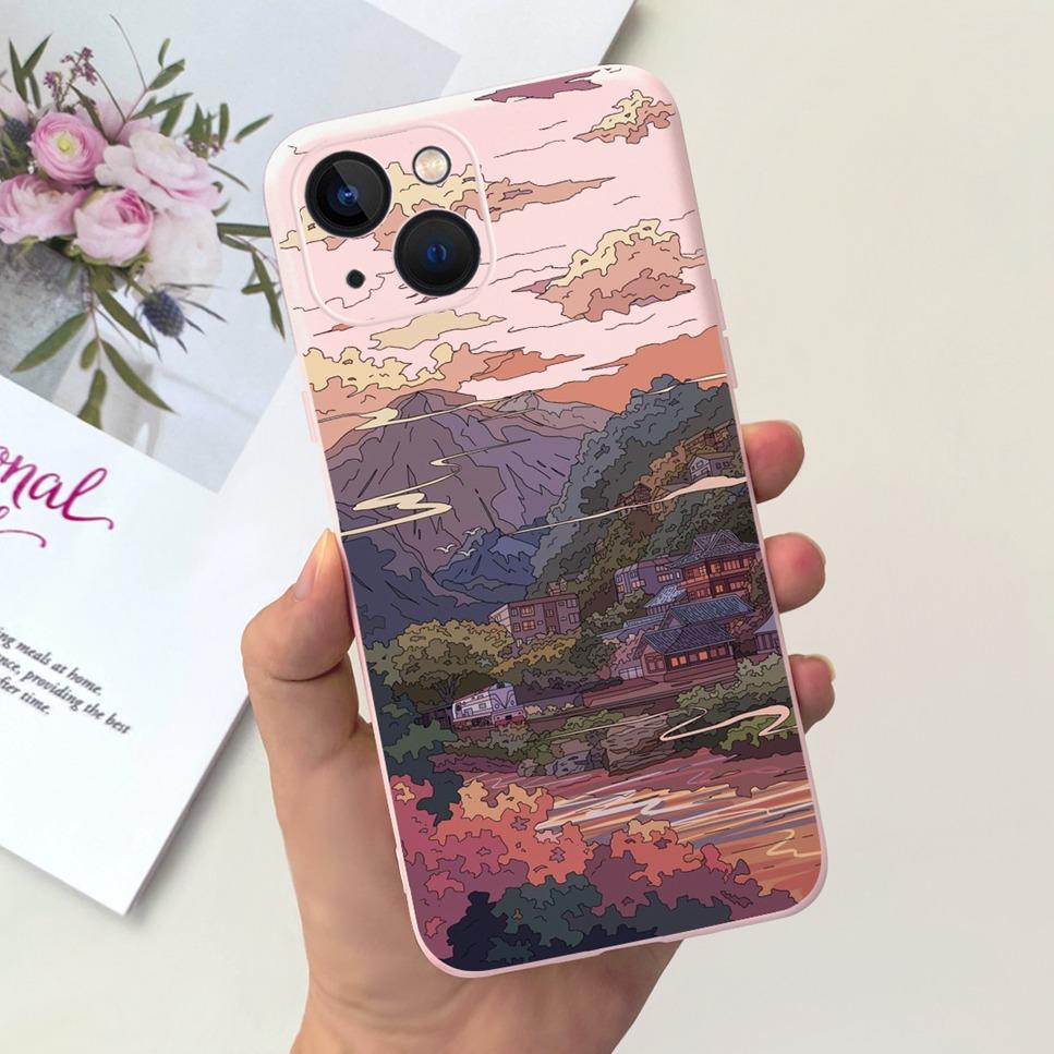 For iPhone 13 A2633 Case Planetary Astronaut Soft Silicone Back Cover Coque For Apple iPhone 13 Mini 13 Pro 13Pro Max Phone Case