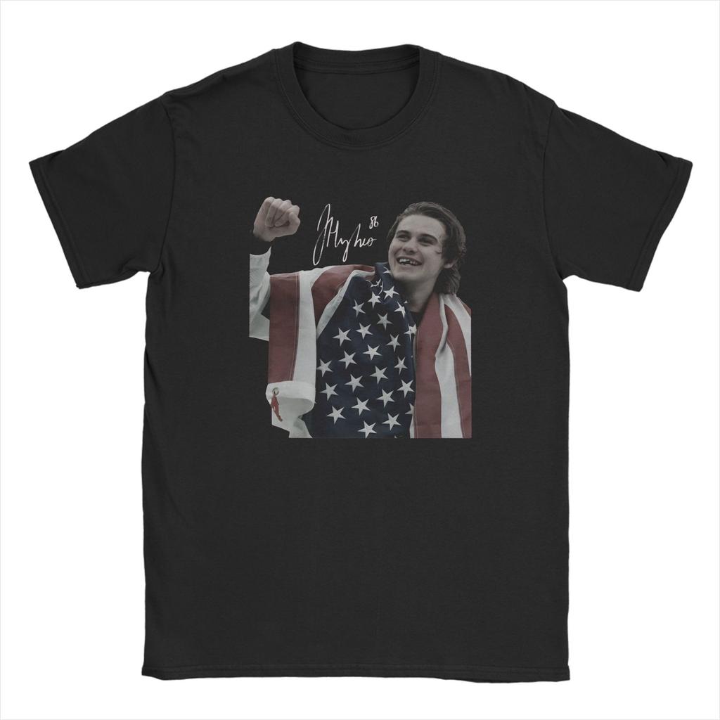 Unisexs Jack Hughes  Gold T Shirts  Cotton Clothes Funny Short Sleeve O Neck Tees Big Size TShirts