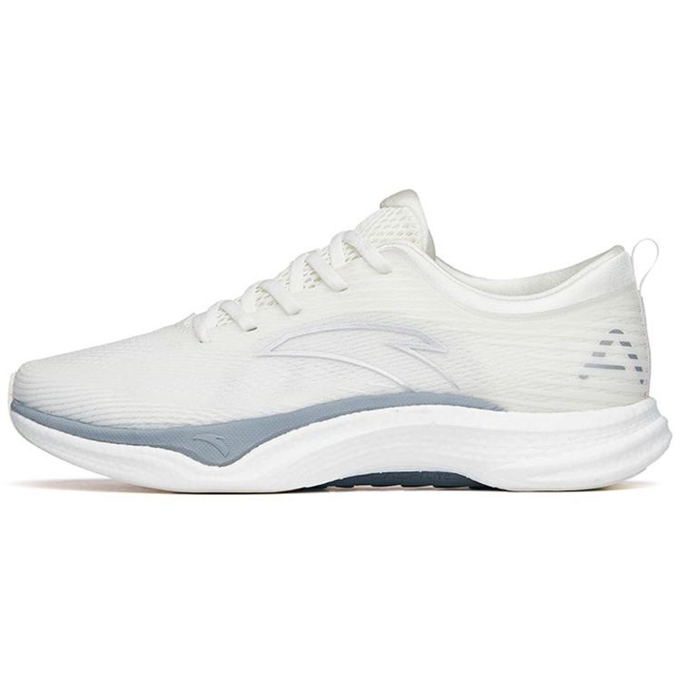 New ANTA Four Generations Of Hydrogen Running Shoes Women's Low top Ivory White/Silver 122225541-5
