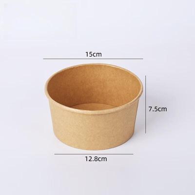 Disposable Kraft Paper Round Food Containers