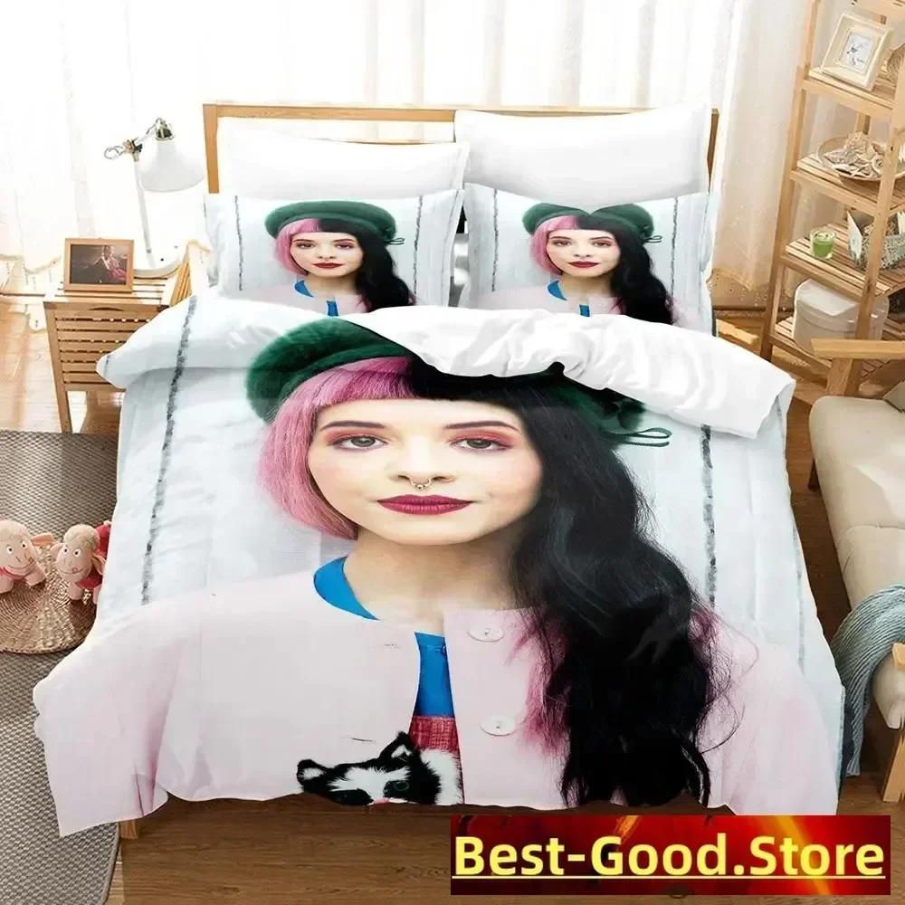 2023 Sexy Singer Melanie Martinez Bedding Set Duvet Cover Sheet Printed Pillowcase Bed Full Queen King Size Comforter Bedroom