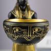 Anubis Statue with Bowl Egyptian God Figurine Resin Ancient Egypt Decors Home Office Mythological Collectible Sculpture