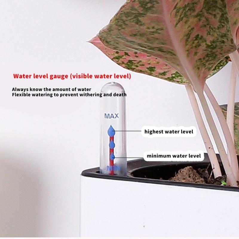 Garden Water Level Devices With Clear Scale Lines Moisture Gauge for Indoor and Outdoor Potted Flower
