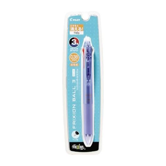PILOT Multicolor Ballpoint Pen Frixion Ball 3 Slim 0.38mm Pearl Violet PLKFBS60UFPV