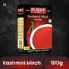 Pushp Merk Kashmiri Rode Chilipoeder Authentiek Indiaas Kruid Voor Rijke Kleur En Smaak 100g Pak Van 1 Natuurlijke Smaak