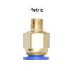 Hengdunda Pneumatic Copper Plated Quick Connectors
