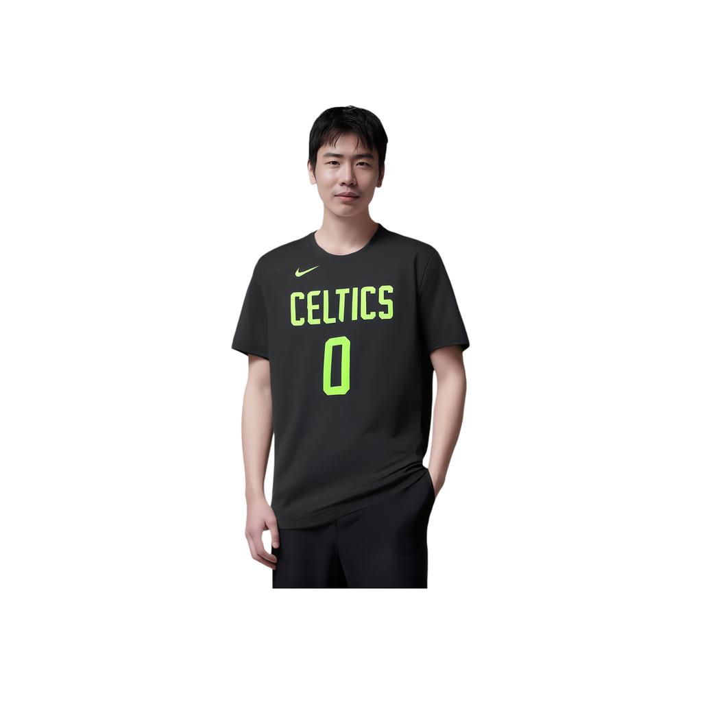 Nike Letter And Number Print Crew Neck Regular Short Sleeve T-Shirt Men Tops Black HJ2766-015
