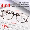 1pack Anti-blue Light Multifocal Reading Glasses Men Women Progressive Near Far Eyewear Farsight Eyeglasses