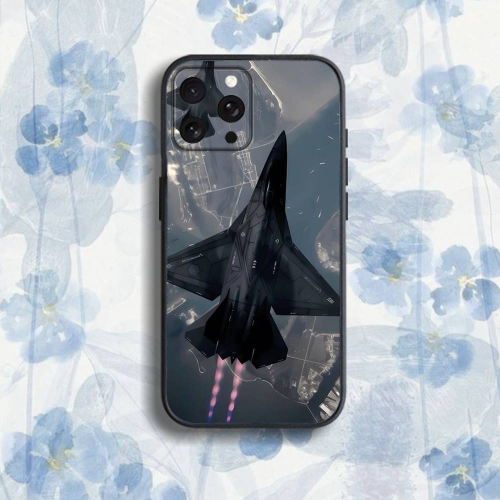 Fighter j-jets take off Phone Case For iPhone 17,16,15,14,13,12,Pro,Max,Plus,E,SE4,Air,Mini Black Soft Box