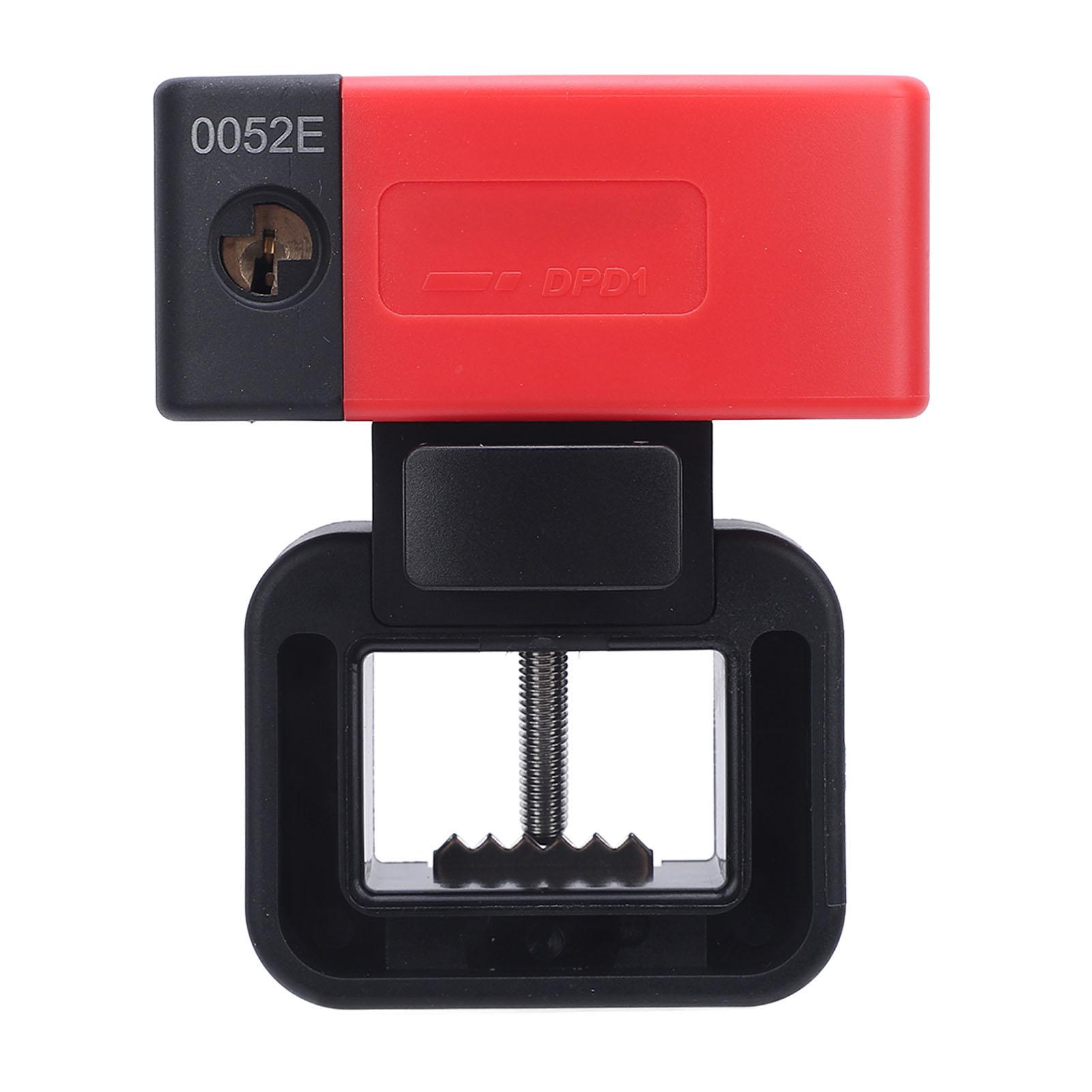 

Устройство блокировки автоматического выключателя Нейлоновая PA оболочка Самоблокирующееся устройство блокировки выключателя с биркой ключом