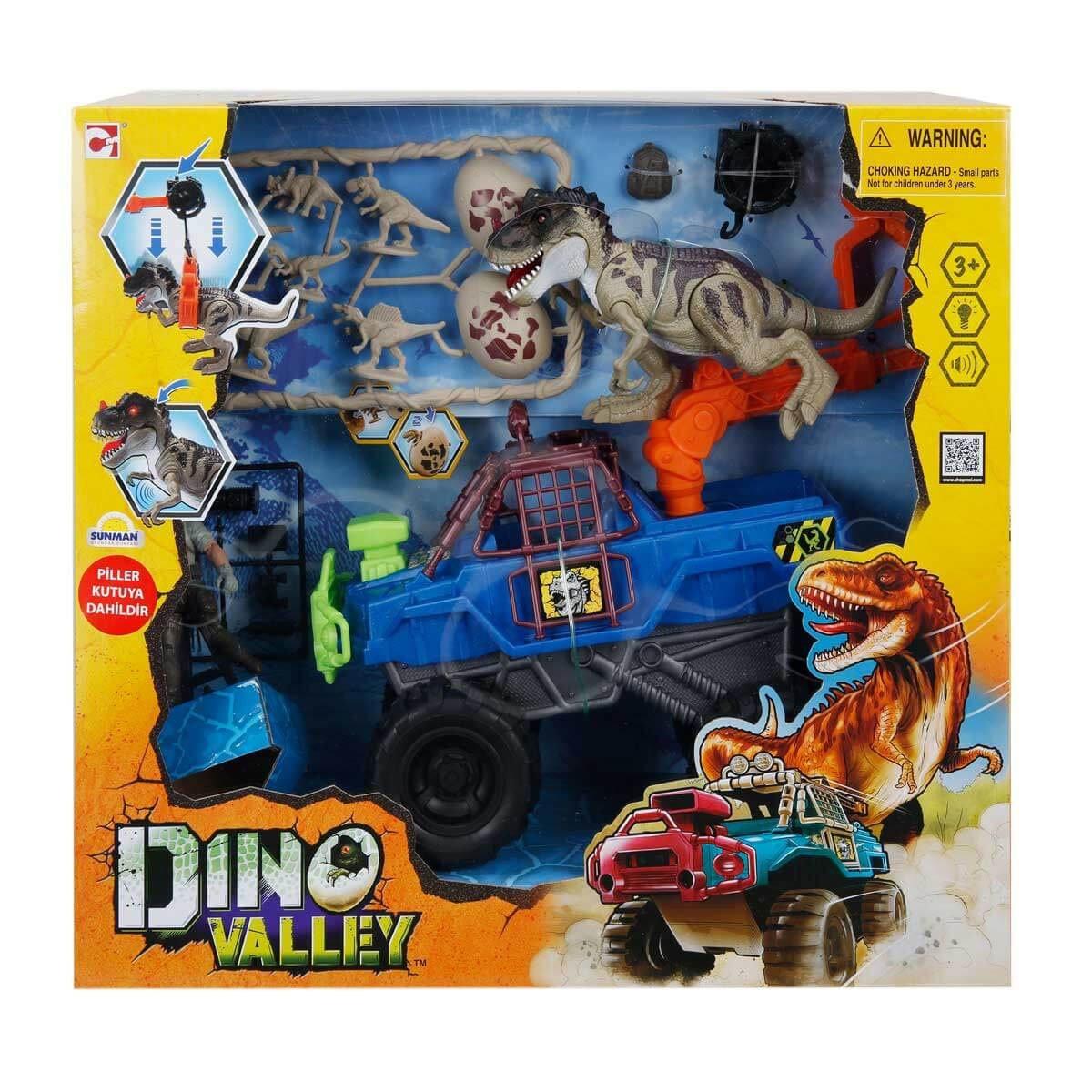 

542059 Игровой набор Dino Valley Roughneck Bigwheel Dinosaur - Sunman