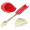 4PCS Red 32cm Foldable Fishing Rod Ground Inserted Holder Stand Pole Bracket Tackle Accessory32x4x3.3x15.5cm
