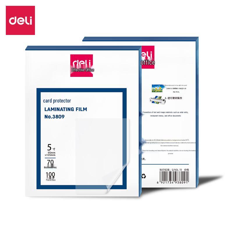 

Deli Thermal Laminating Film CN plug (adapter included)