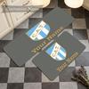 Club Atletico Talleres (1) Custom Name Flannel Mat Anti-Slip Kitchen Floor Rug for Home Kitchen Decor Gift