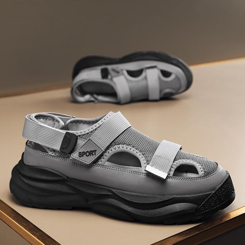 Men‘s Summer Sandals Casual Beach Sandals for Men Soft Comfortable Male Summer Shoes 39-44